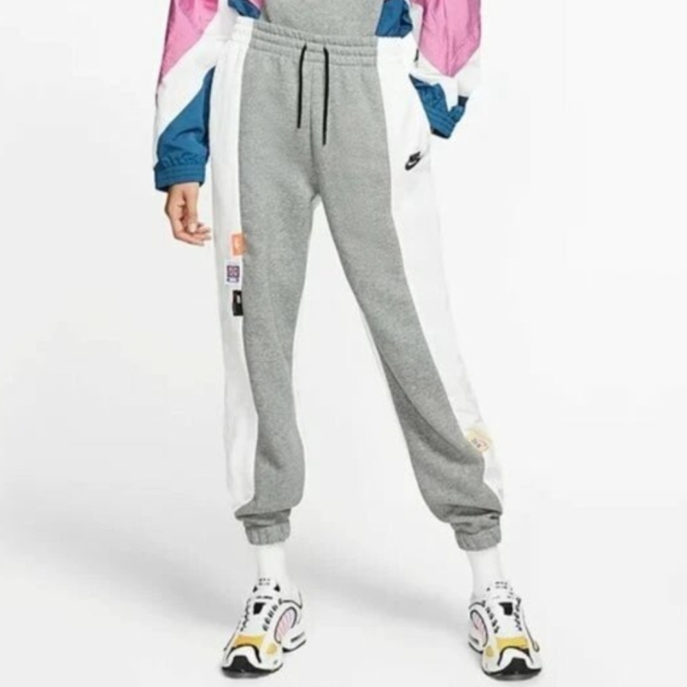 Nike Sportswear Women's Icon Clash Fleece Woven Pants Jogger Size Medium